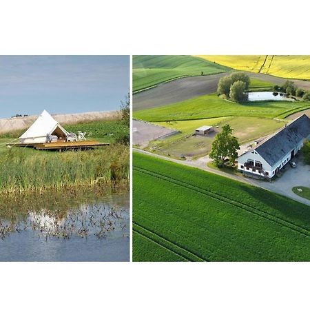 SkivarpGlamping Och Gardslagenhet Mellan Himmel Och Havアパートメント エクステリア 写真